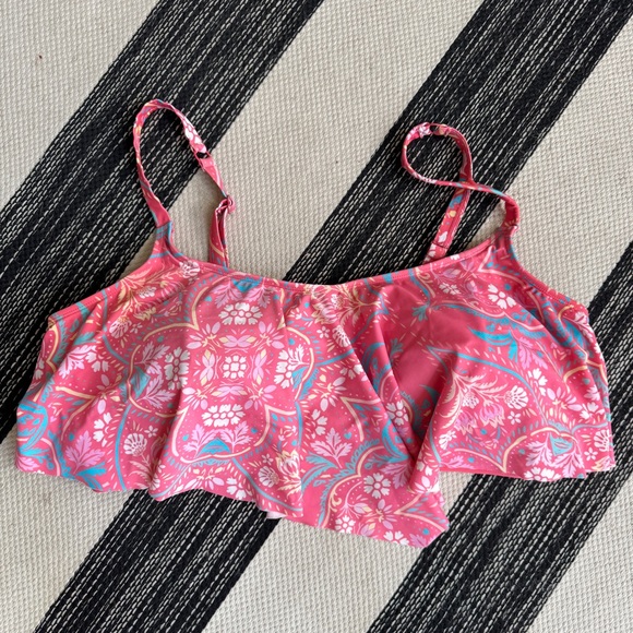 Torrid Women's Pink‎ Floral Swimsuit Bikini Top Size 3 - Picture 9 of 9